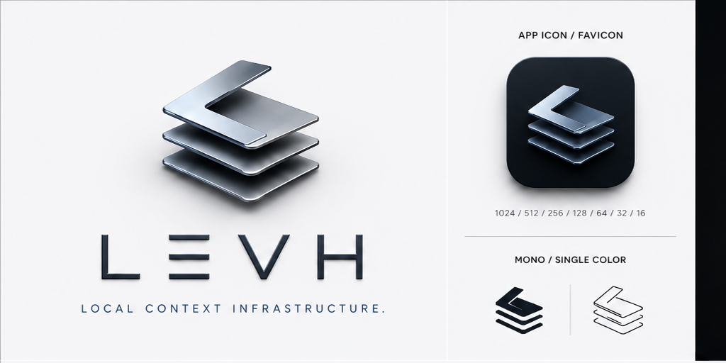 LEVH visual identity board